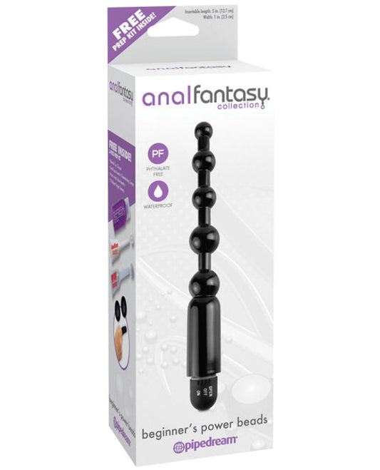 Anal Fantasy Collection Beginners Power Beads - Black Pipedream® 1657