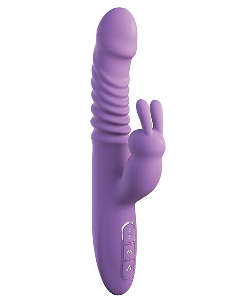 Fantasy For Her Ultimate Thrusting Silicone Rabbit - Purple Pipedream®