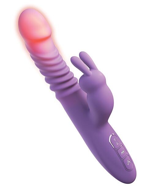 Fantasy For Her Ultimate Thrusting Silicone Rabbit - Purple Pipedream®