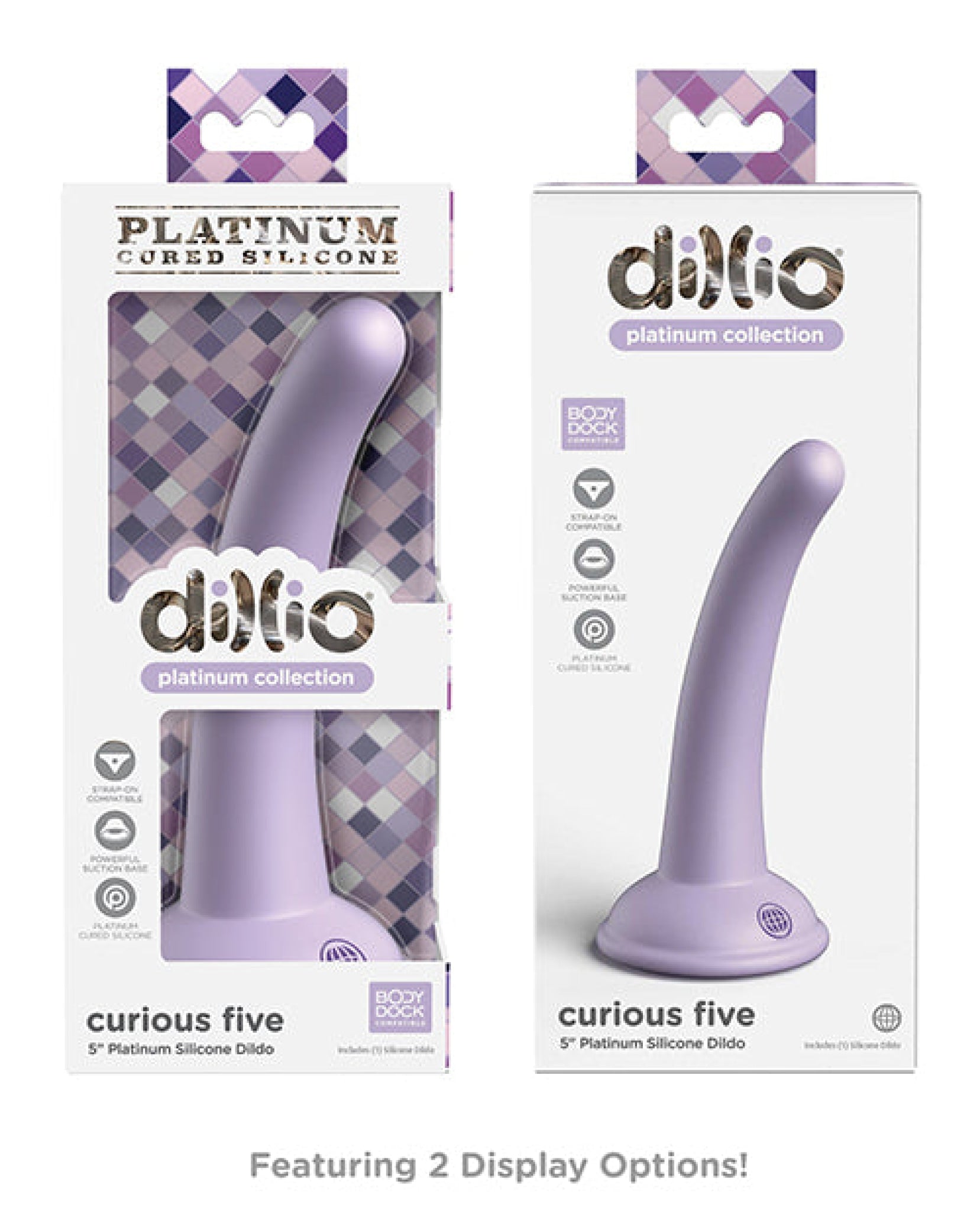 Dillio Platinum 5" Curious Five Silicone Dildo Pipedream®