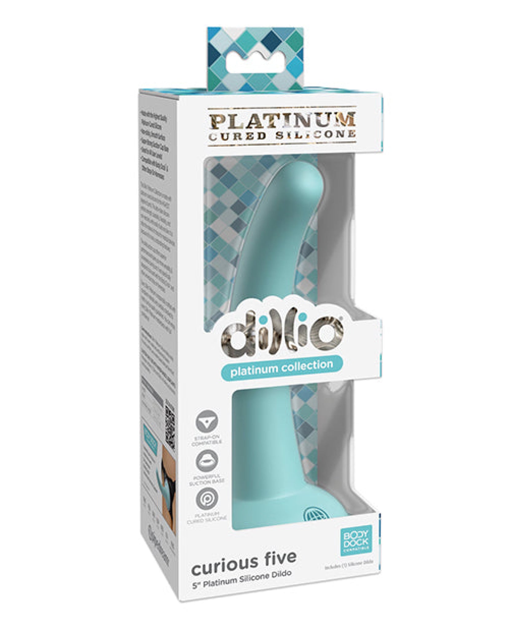 Dillio Platinum 5" Curious Five Silicone Dildo Pipedream®