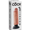"King Cock 6"" Vibrating Cock" Pipedream®