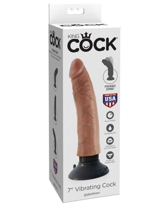 "King Cock 6"" Vibrating Cock" Pipedream® 500