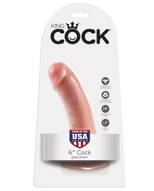 "King Cock 6"" Cock" Pipedream® 500