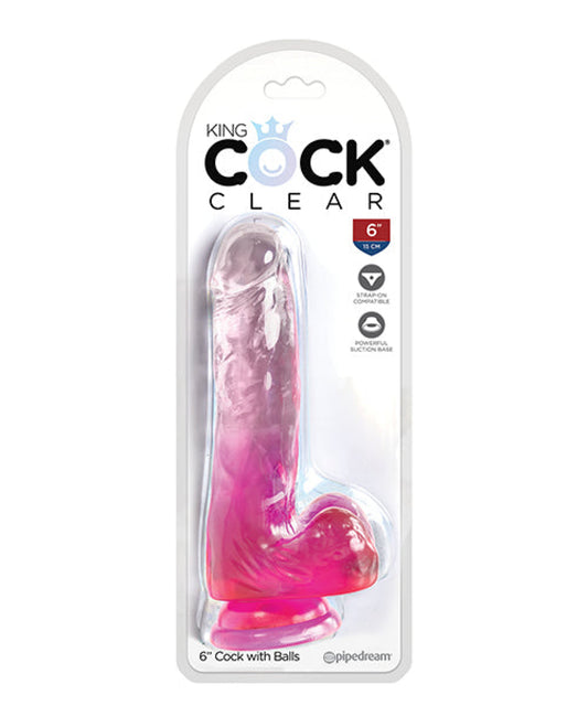 King Cock Clear Cock W/balls Pipedream® 1657