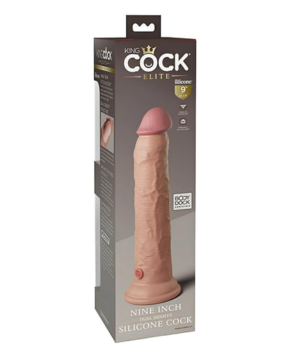 King Cock Elite 9" Dual Density Silicone Cock - Light King Cock®