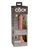 King Cock Elite 7" Dual Density Vibrating Silicone Cock W/remote Pipedream®
