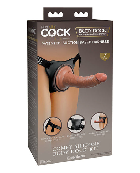 King Cock Elite Comfy Silicone Body Dock Kit King Cock® 1657
