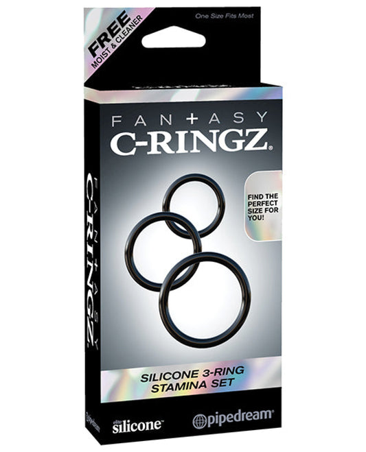 Fantasy C-ringz Silicone 3-ring Stamina Set Pipedream® 1657
