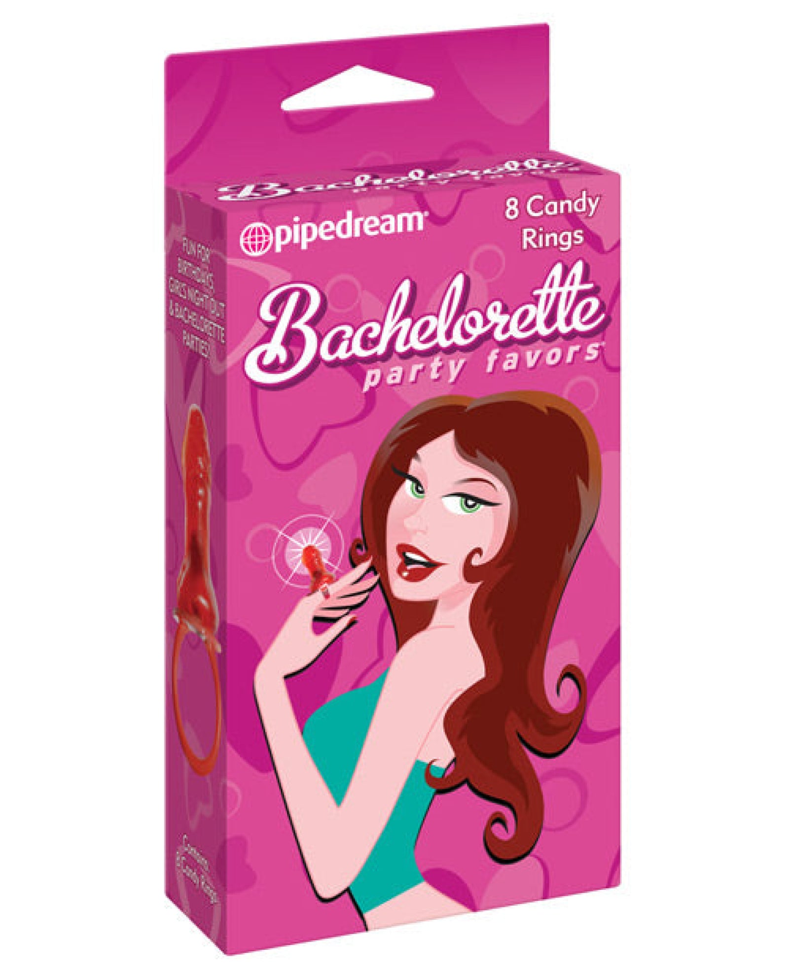 Bachelorette Party Favors Candy Rings - Box Of 8 Pipedream®