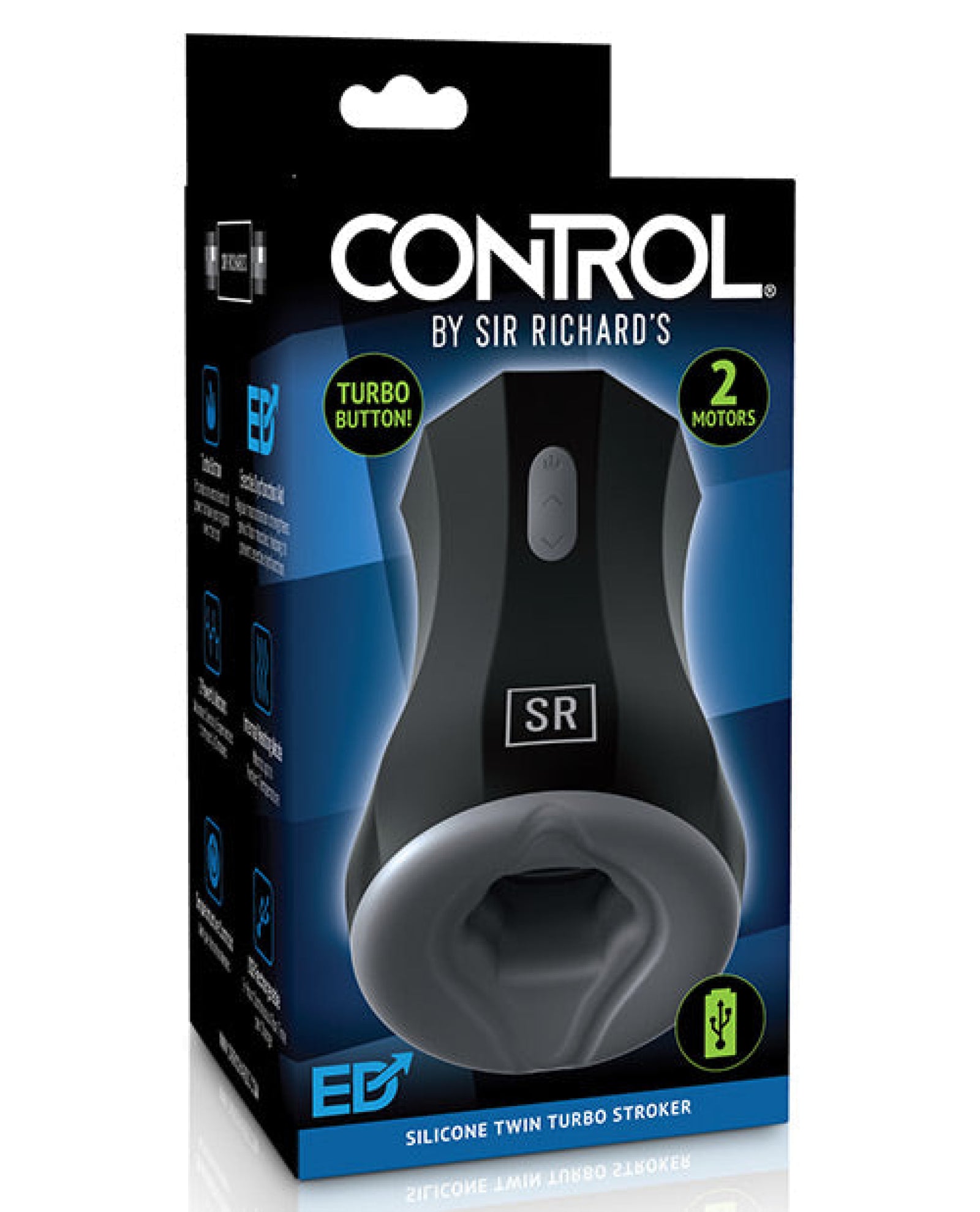 Sir Richards Control Silicone Twin Turbo Stroker Pipedream®