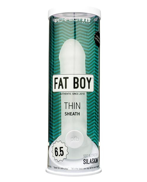 Perfect Fit Fat Boy Thin 6.5" - Clear Perfect Fit