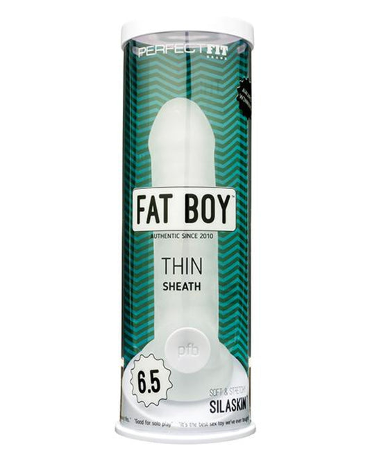 Perfect Fit Fat Boy Thin 6.5" - Clear Perfect Fit 1657