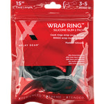 Xplay Gear Silicone 15" Slim Wrap Ring - Black Pack Of 2 Perfect Fit