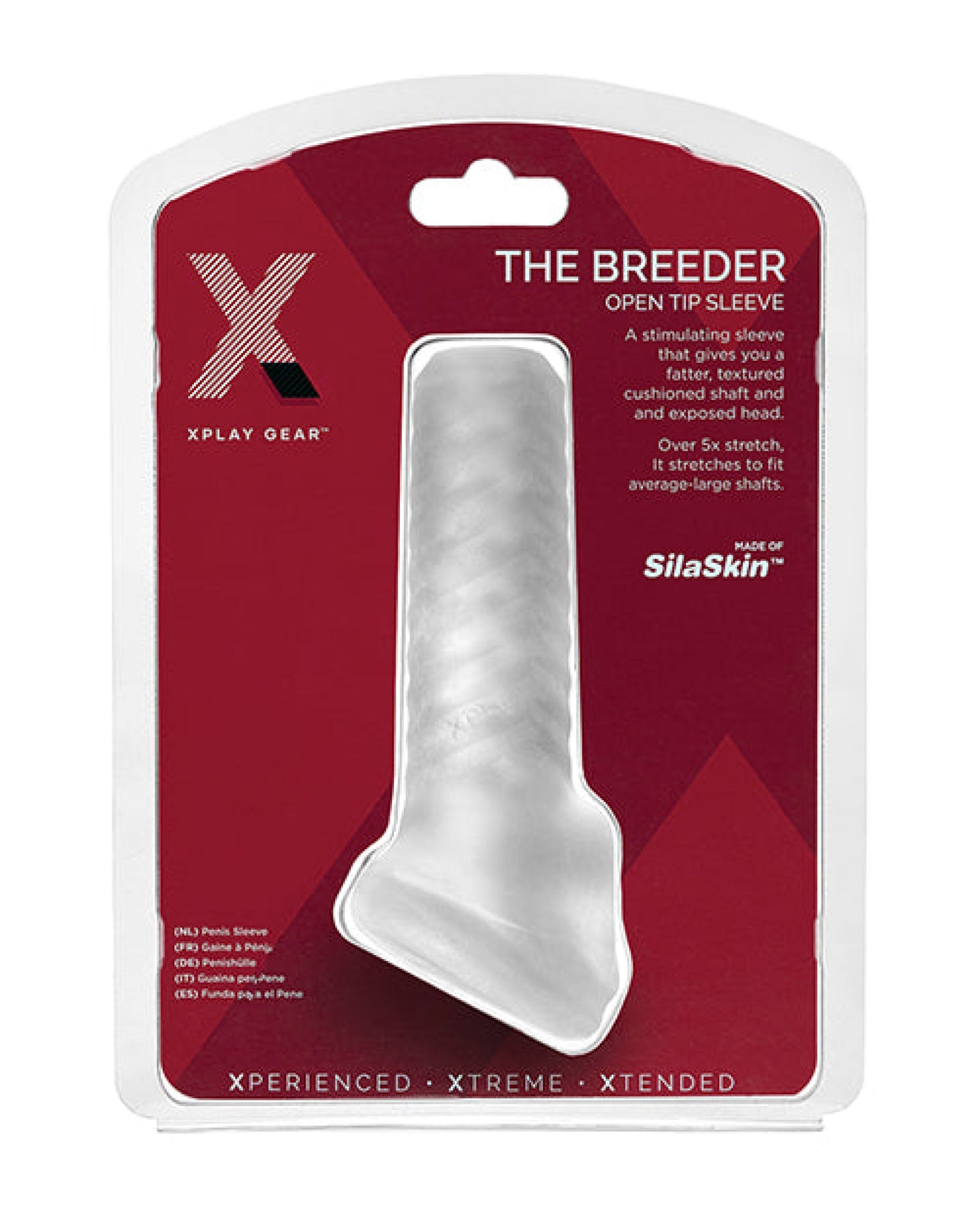 Xplay Gear Breeder Sleeve - White Perfect Fit
