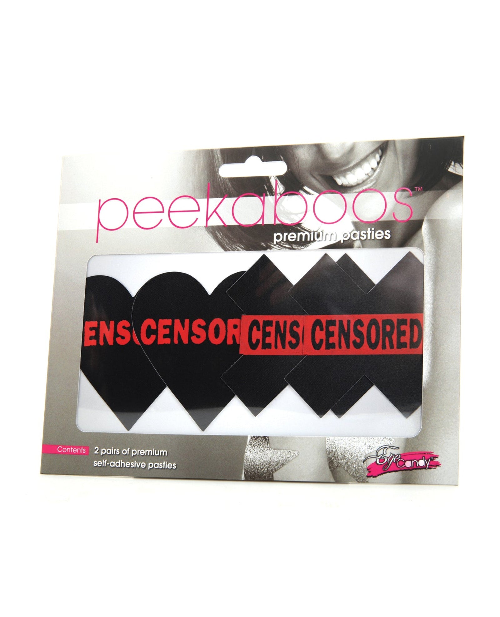 Peekaboos Censored Hearts & X - Pack Of 2 Xgen