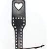 Plesur Cut-out Heart W-studs Paddle - Black Plesur