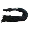 Rouge Suede Flogger W-leather Handle - Black Rouge