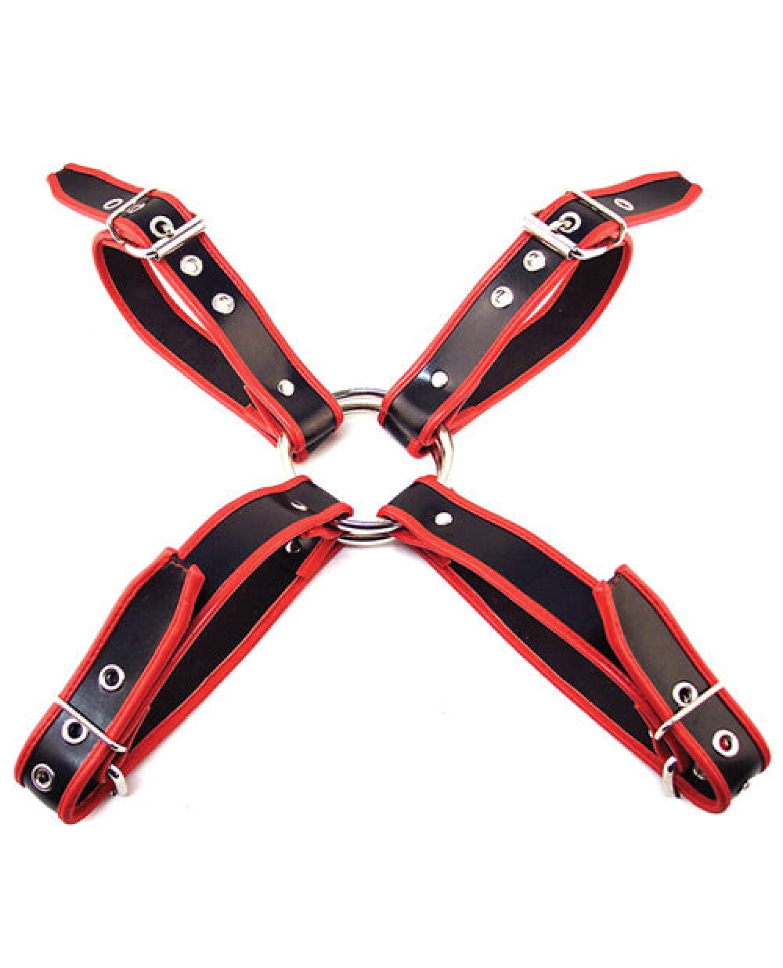 Rouge Chest Harness Large - Black-red Rouge