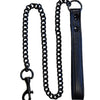 Rouge Leather Lead - Black With Black Rouge