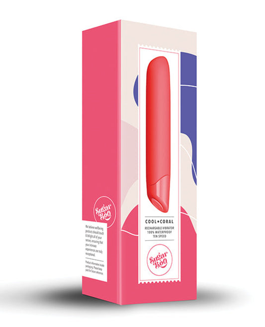 Sugarboo Cool Coral Rechargeable Vibrator - Coral Rocks-off 1657