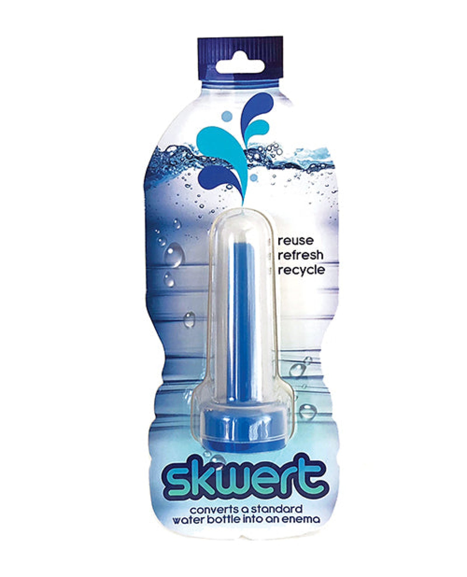 Skwert Water Bottle Enema - Blue Skwert