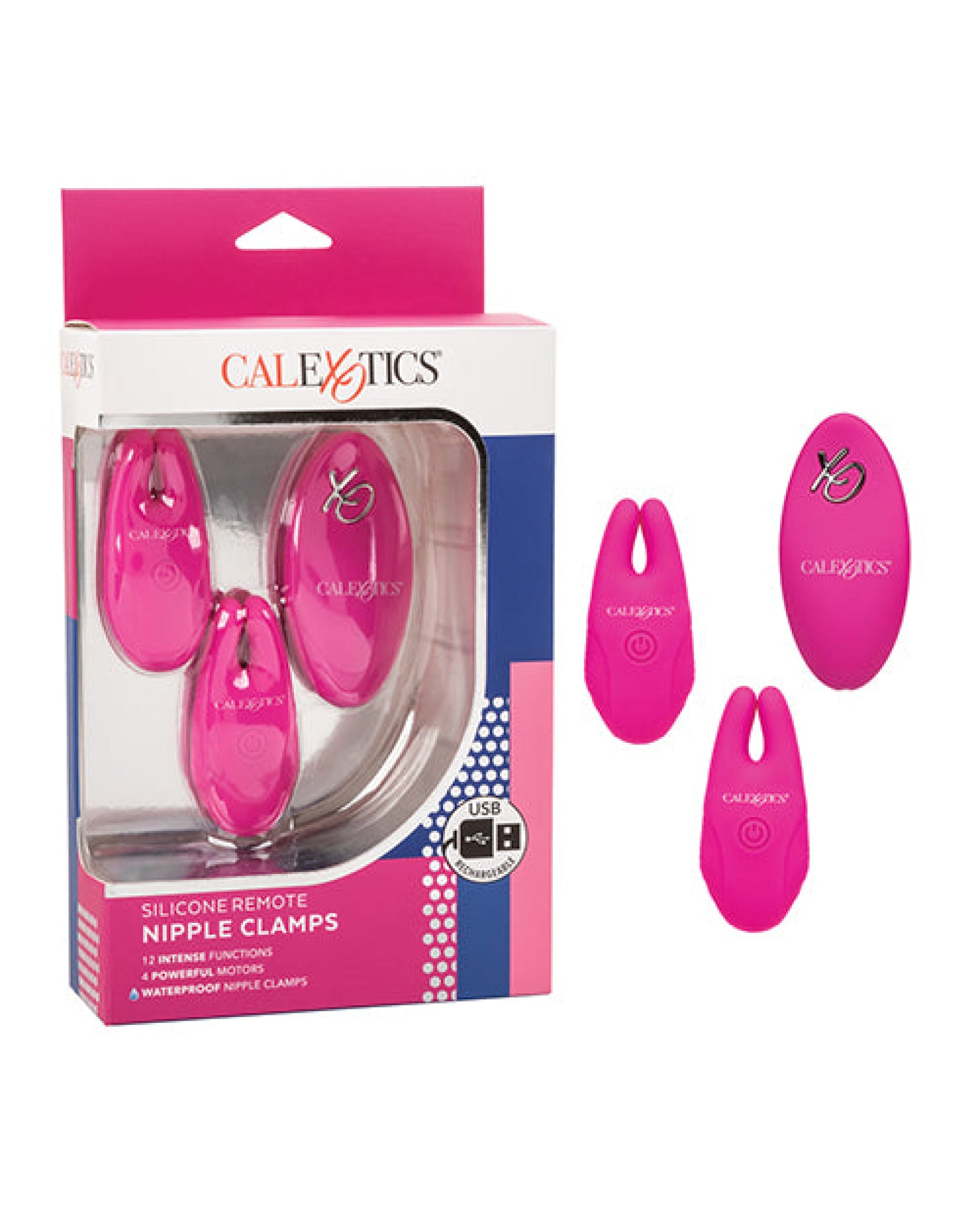 Silicone Nipple Clamps W/remote California Exotic Novelties