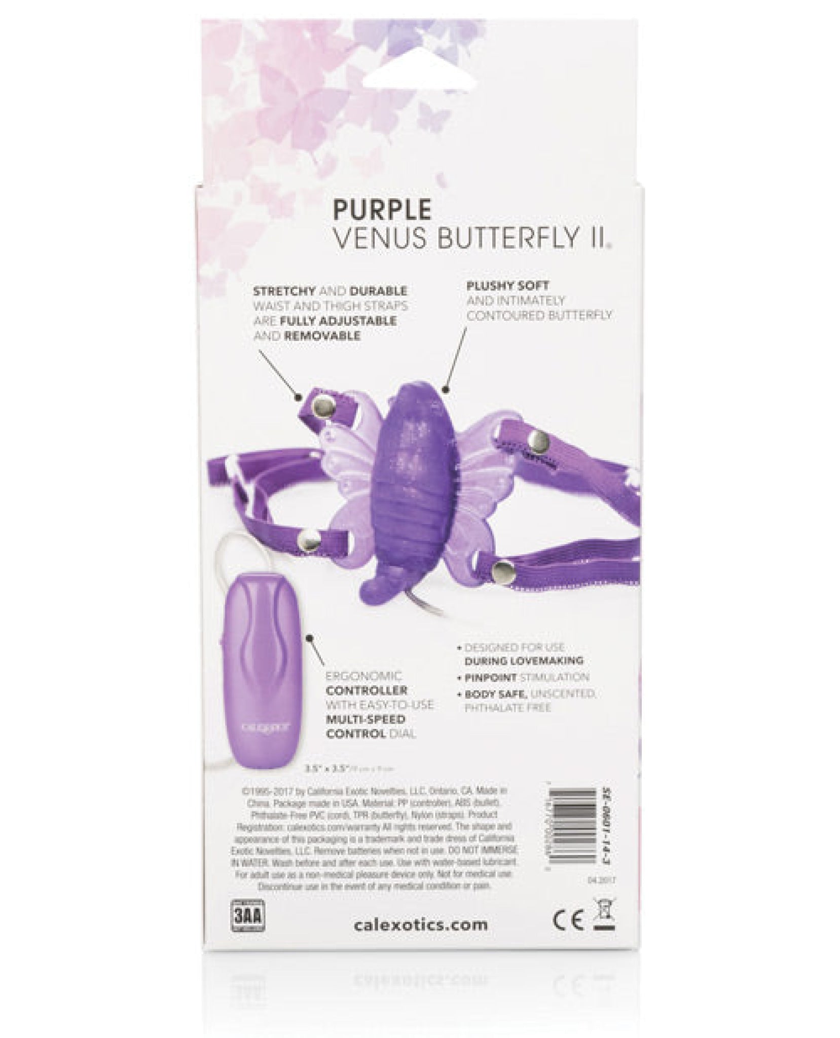 Venus Butterfly 2 - Purple California Exotic Novelties