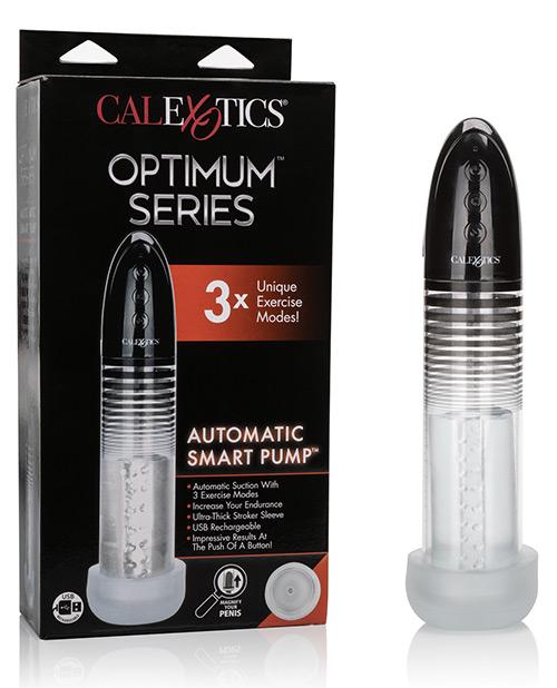 Optimum Series Automatic Smart Pump - Black California Exotic Novelties