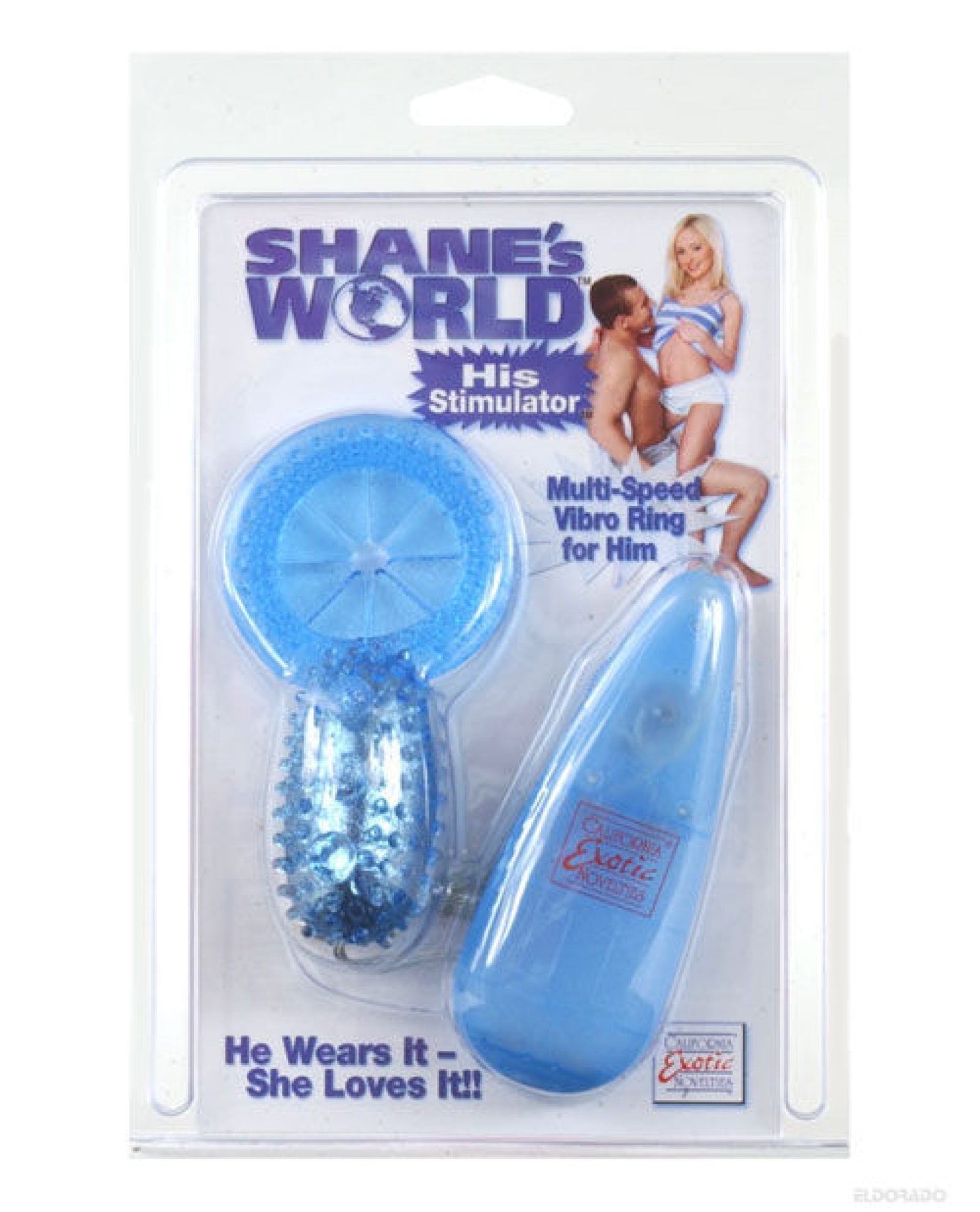 Shane's World His Stimulator - Blue California Exotic Novelties
