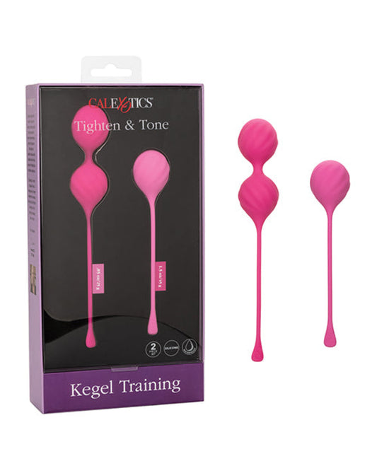 Kegel Training 2 Pc Set - Pink California Exotic Novelties 500