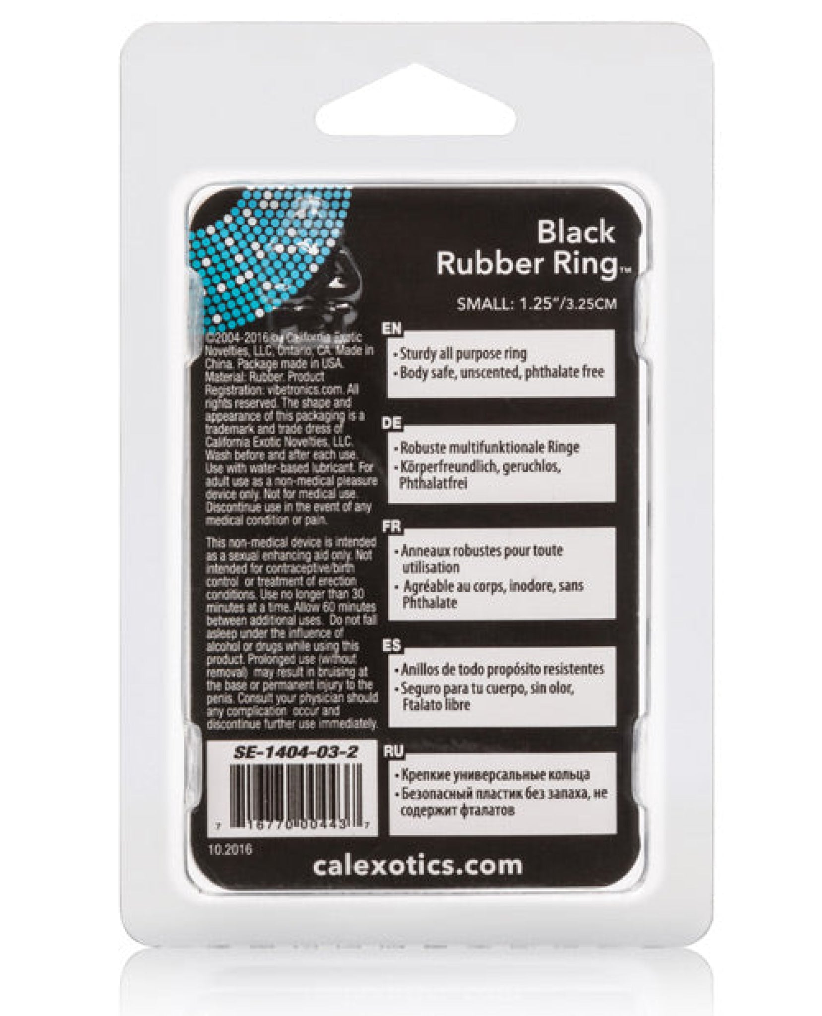 Black Rubber Ring California Exotic Novelties