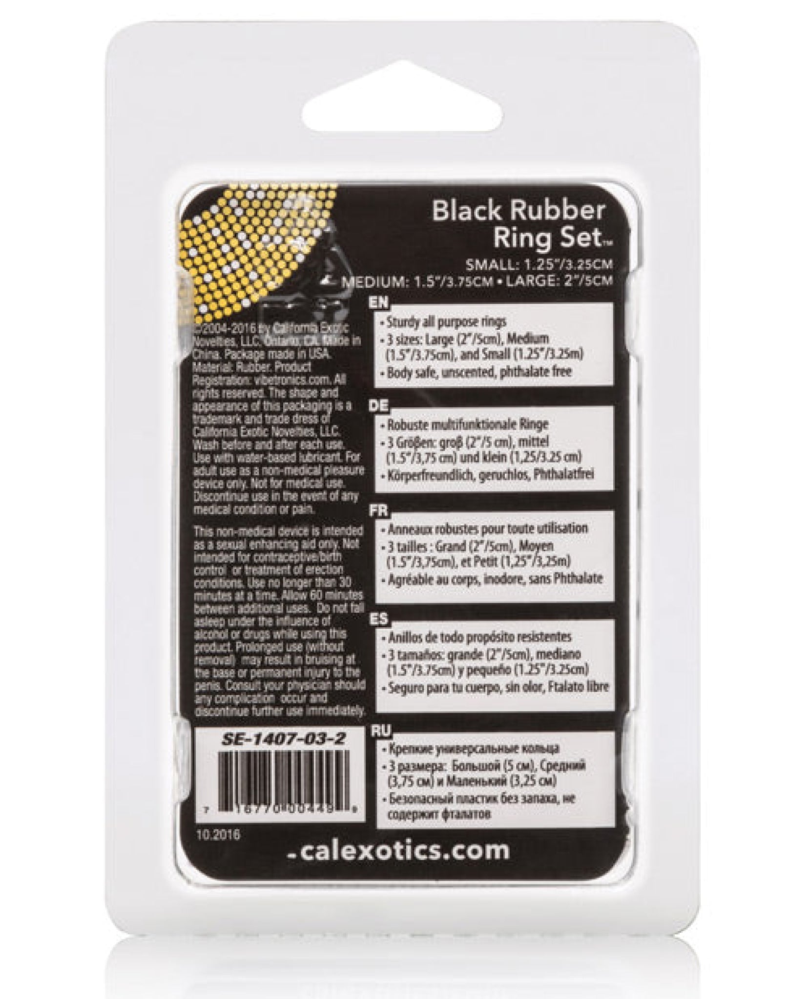 Rubber Ring Set California Exotic Novelties
