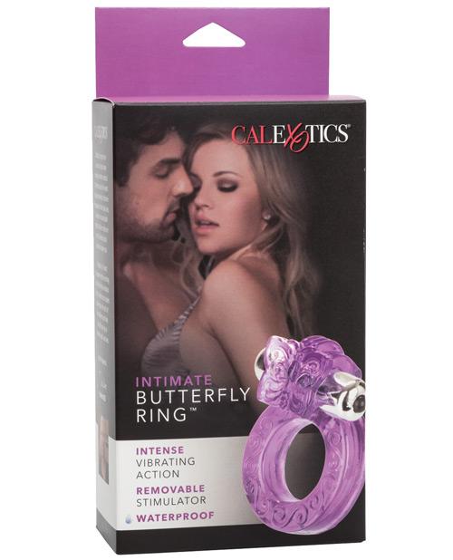 Intimate Butterfly Ring - Purple California Exotic Novelties