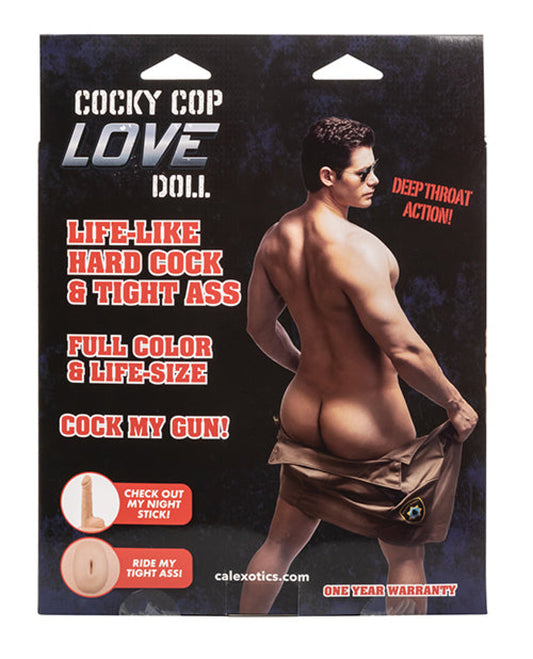 Cocky Cop Love Doll - Ivory California Exotic Novelties