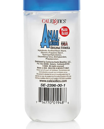 Anal Lube California Exotic Novelties