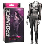 Radiance Crotchless Full Body Suit Black Qn California Exotic Novelties