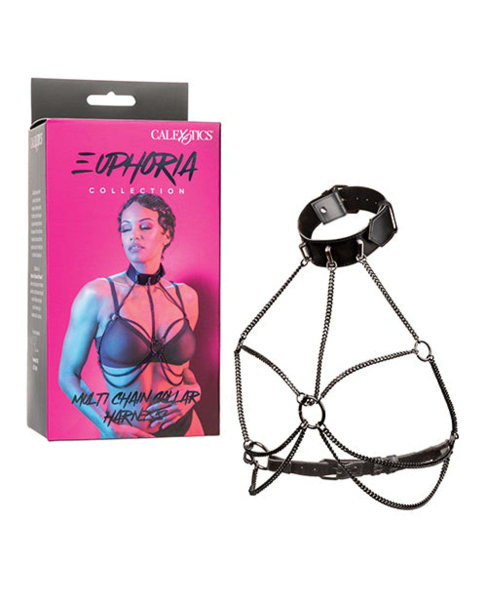 Euphoria Collection Multi Chain Collar Harness California Exotic Novelties