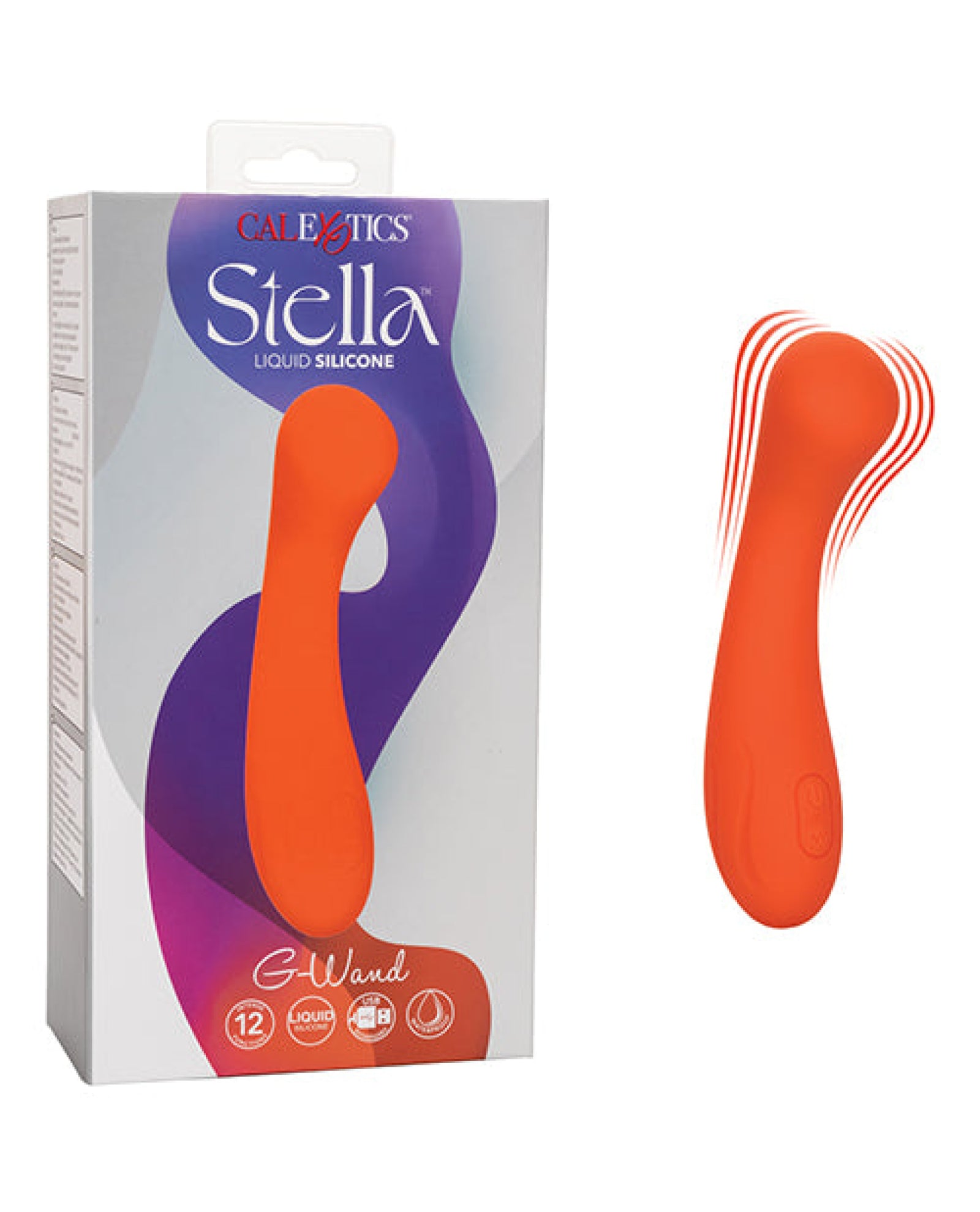 Stella Liquid Silicone G-wand - Red California Exotic Novelties