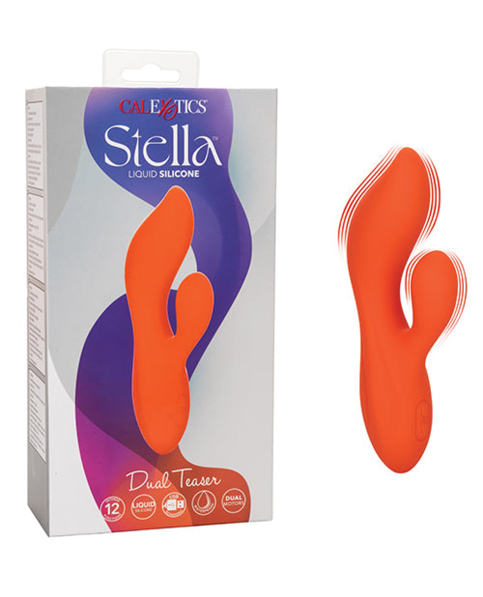 Stella Liquid Silicone Dual Teaser - Red California Exotic Novelties
