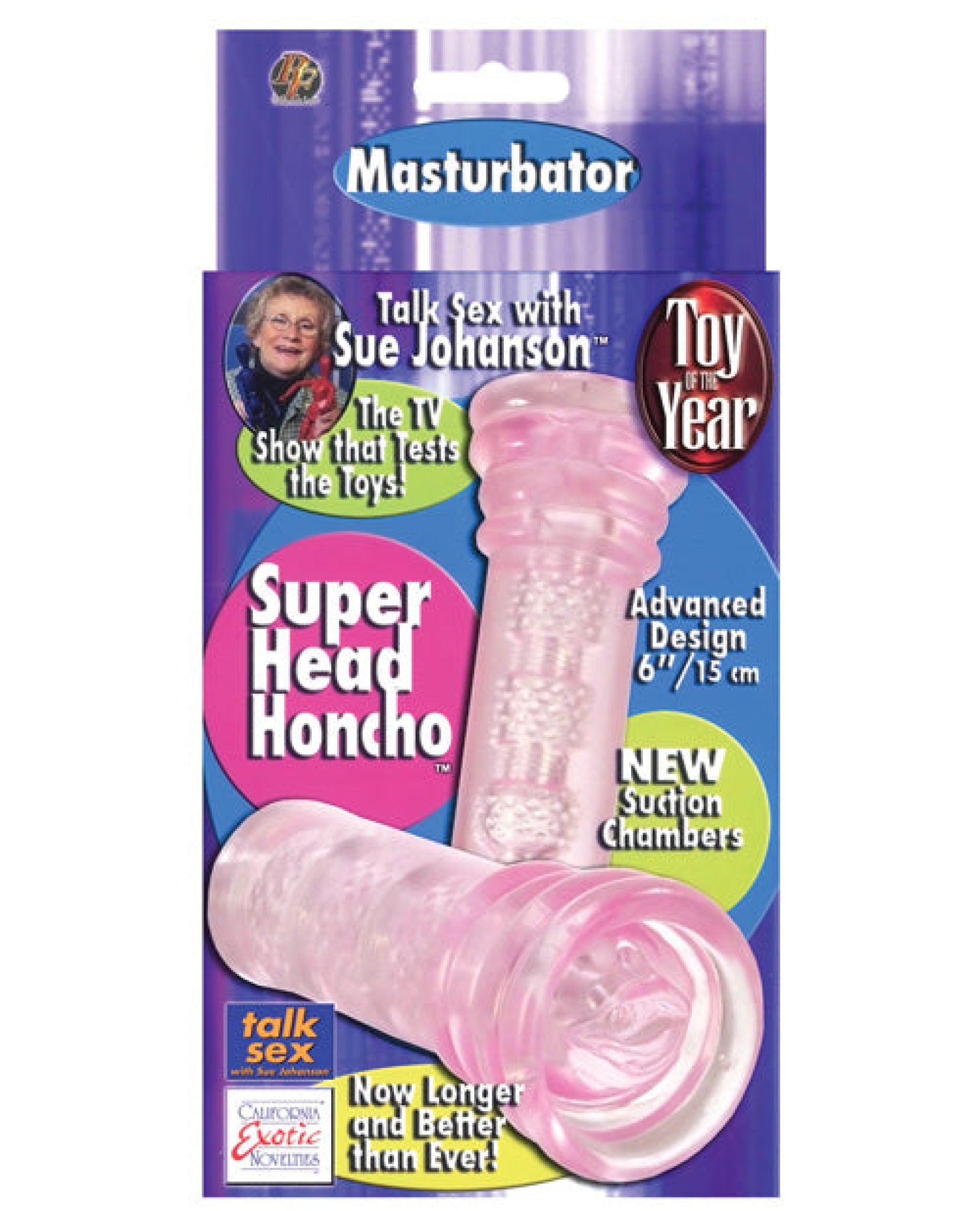 Sue Johanson Super Head Honcho - Pink California Exotic Novelties