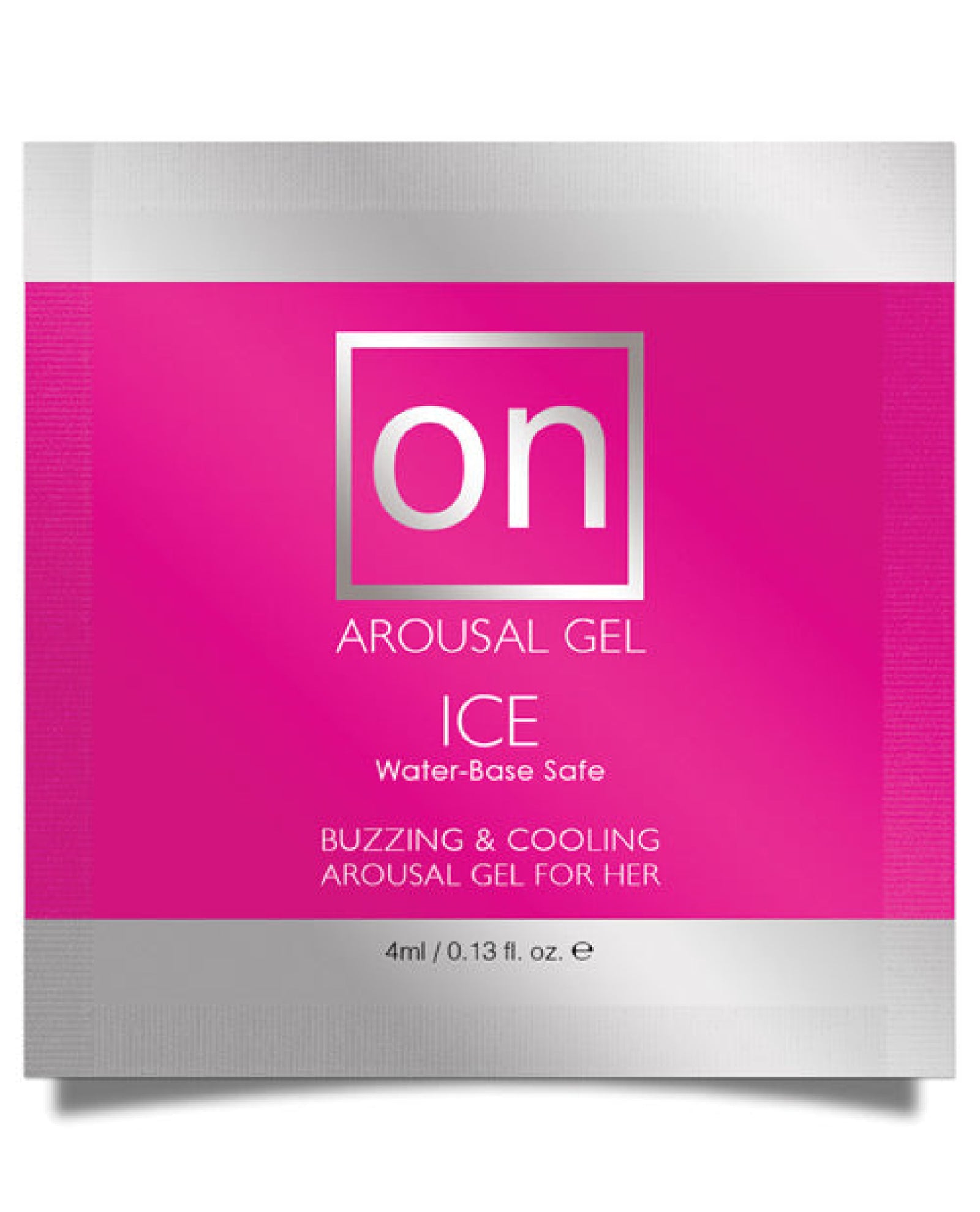 On For Her Arousal Gel Ice - Foil Sensuva