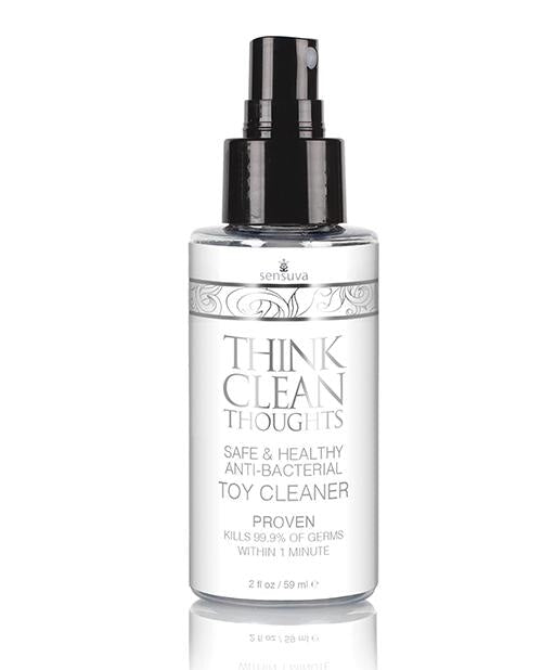 Sensuva Think Clean Thoughts Anti Bacterial Toy Cleaner - 2 Oz Bottle Sensuva Valencia Naturals