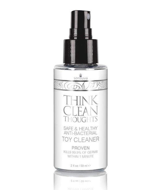 Sensuva Think Clean Thoughts Anti Bacterial Toy Cleaner - 2 Oz Bottle Sensuva Valencia Naturals 500