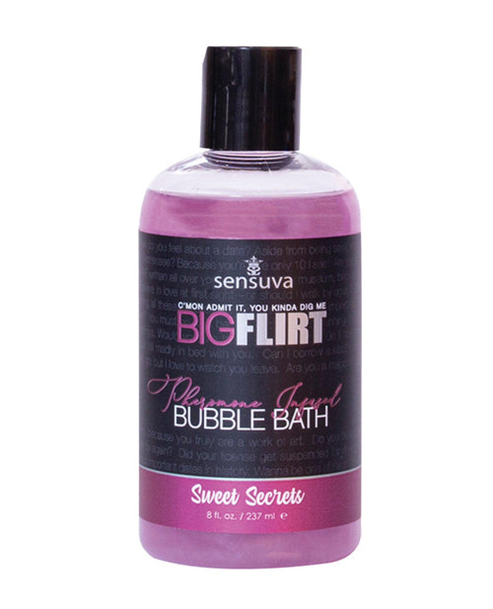 Sensuva Big Flirt Pheromone Bubble Bath - 8 Oz Sensuva