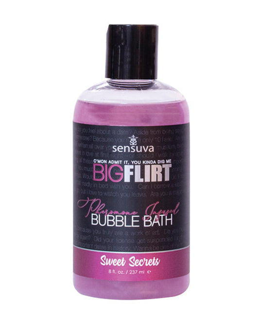 Sensuva Big Flirt Pheromone Bubble Bath - 8 Oz Sensuva 1657