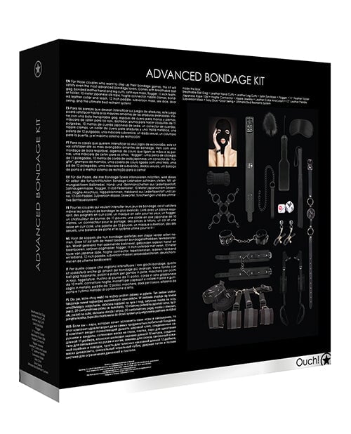 Shots Advanced Bondage Kit - Black Shots