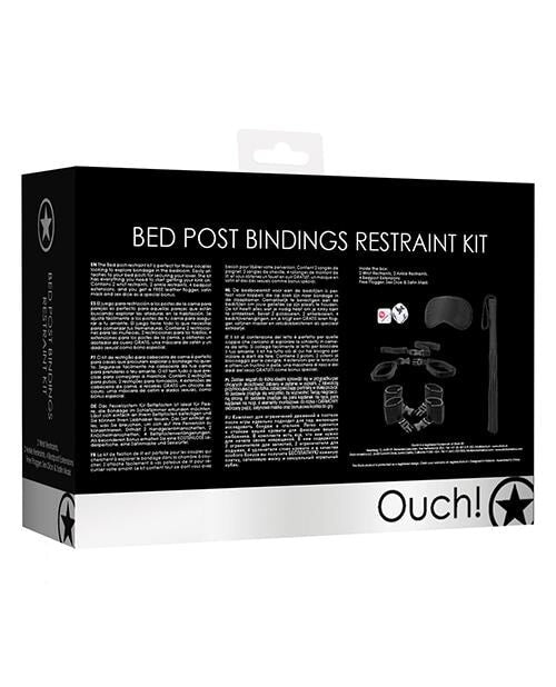 Shots Ouch Bed Post Bindings Restraint Kit Shots