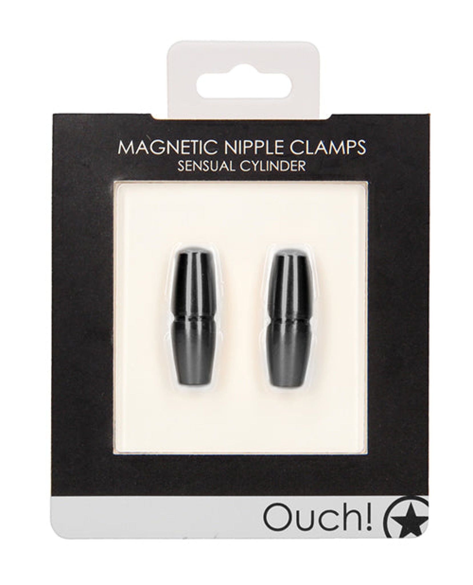 Shots Ouch Sensual Cylinder Magnetic Nipple Clamps Shots America LLC