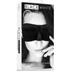 Shots Ouch Black & White Satin Curvy Eye Mask W-elastic Straps - Black Shots